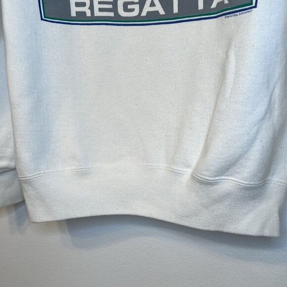 Jerzees Vintage 90s San Diego California Sailboat Crewneck Sweater Medium Unisex - Picture 6 of 9